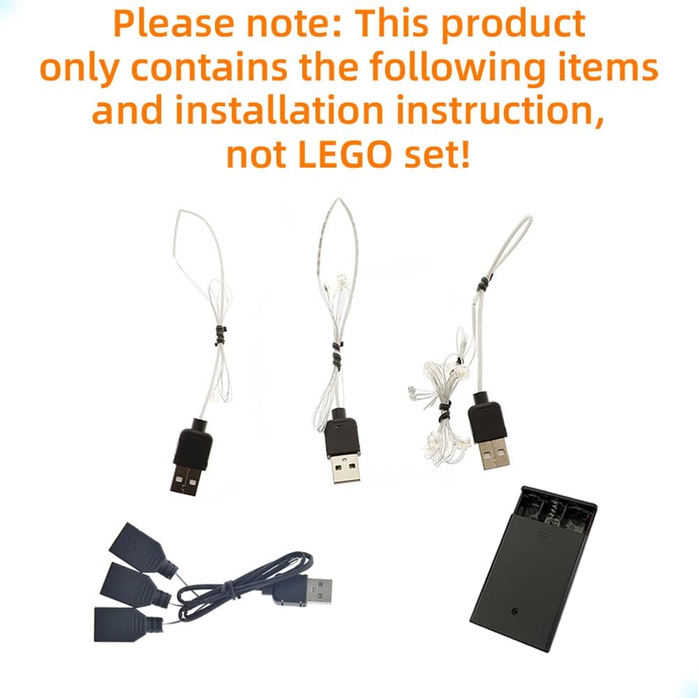 GEAMENT LED Light Kit (Gesture Control) Compatible with Lego Ideas Fender Stratocaster - Lighting Set for Ideas 21329 Building Model (Model Set Not Included)