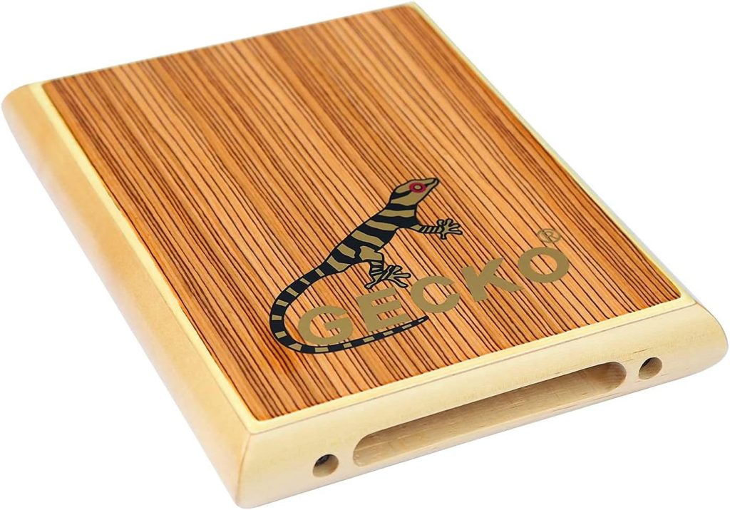 GECKO Travel Cajon Box Drum-Wooden Percussion Box Musical Instrument Cajon Box Drum Basic Box Drum with Carrying Bag