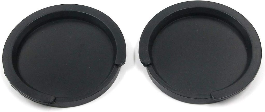 Geesatis 2 PCS Sound Hole Cover Dia. 3.2 inch Soft Rubber Feedback Reducer Acoustic Guitar Soundhole Cover Buster Prevention Accessories(Black)
