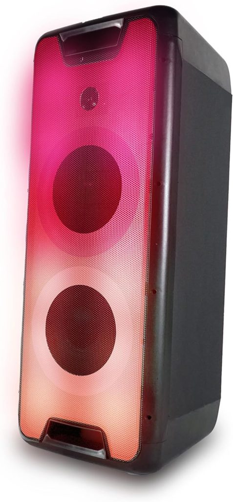 Gemini Sound GLS-880 Portable Party Speaker with 1000W Peak Power, Hi-Fi Class Bluetooth Streaming, Built-in LEDs, USB  FM Radio Playback, and Rechargeable 16 Hour Battery : Musical Instruments