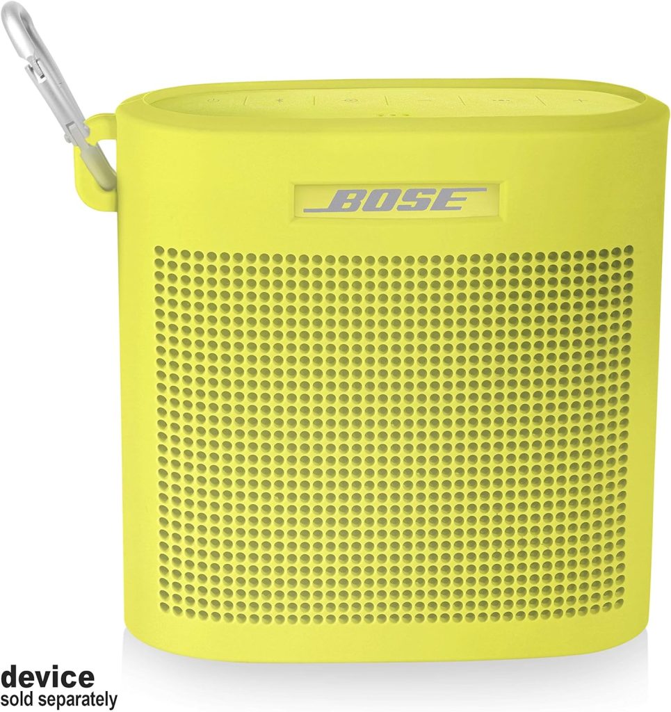 getgear Silicone Cover Sleeve for Bose SoundLink Color Bluetooth Speaker II, Customized Design Skin Giving Full 6 Directions Protection, Best Matching in Shape and Color (Yellow)