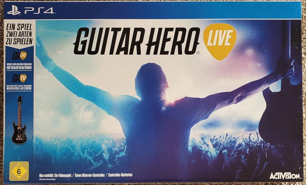 Guitar Hero Live for PS4 - English Game/German Box Cover