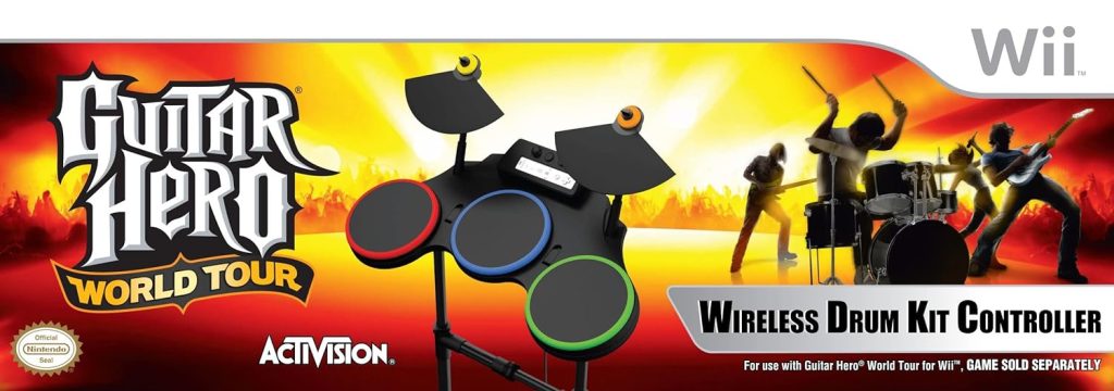Guitar Hero World Tour - Stand Alone Drums - Nintendo Wii (Renewed)