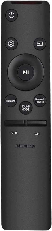 Gvirtue Remote Control AH59-02758A Compatible Replacement for Samsung Soundbar, Applicable HW-M360/ZA HW-M370/ZA HW-M430/ZA HW-M450/ZA HW-M4500/ZA HW-M550/ZA