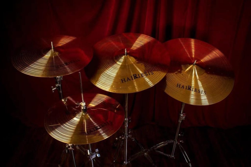 HAIRIESIS Cymbal Exquisite Alloy Cymbal Set 14/16/18/20 5 Pieces Drum Cymbal