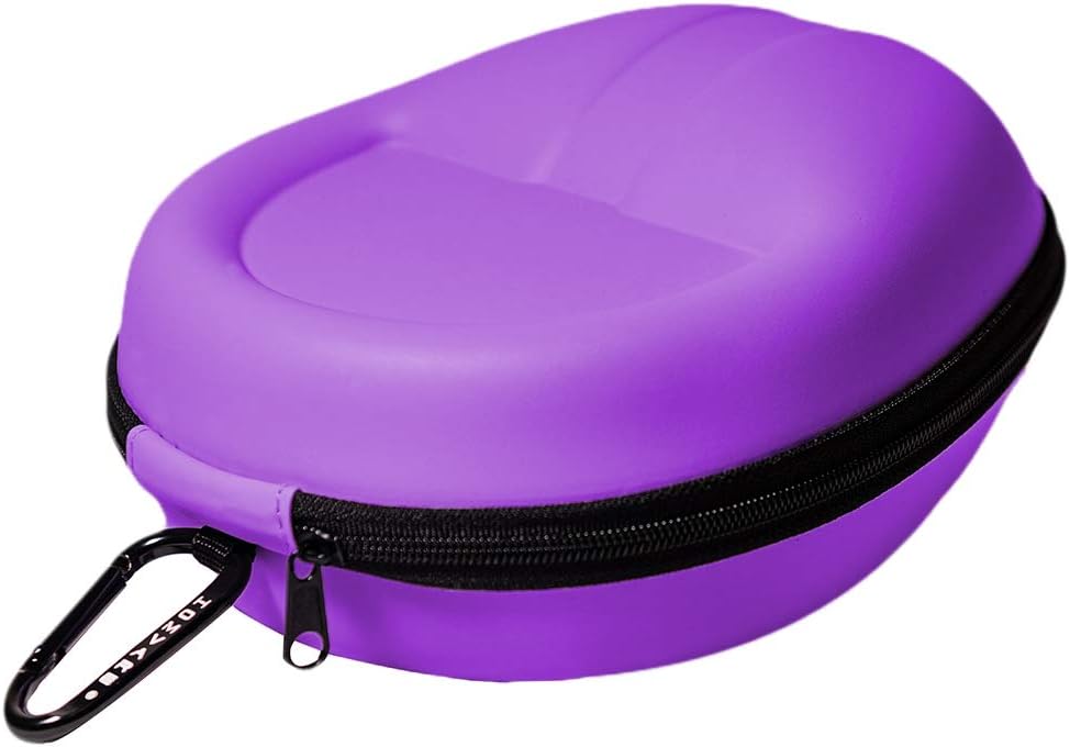 Hard Shell Case for Over The Ear Headphones with Full Protection for Beats, Sony, Bose, JBL, Samsung and More - Purple