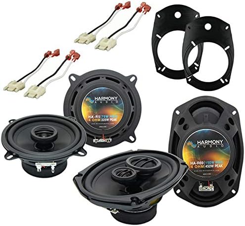 Harmony Audio R5 Compatible with Dodge Ram Truck 1994-2001 Factory Speaker Upgrade R69 Package