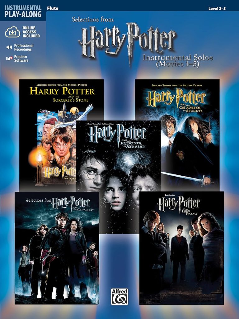 Harry Potter Instrumental Solos (Movies 1-5): Flute, Book  Audio/Software (Pop Instrumental Solos Series)     Paperback – February 1, 2008