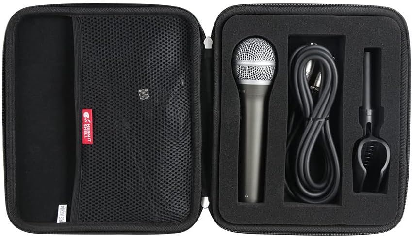 Hermitshell Hard Travel Case for Samson Technologies Q2U USB/XLR Dynamic Microphone