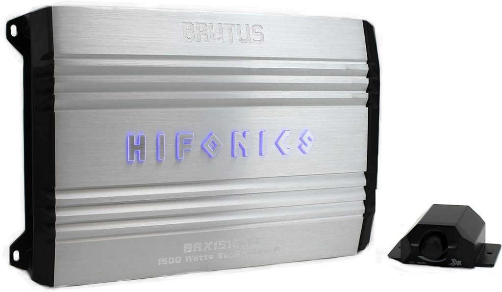 Hifonics BRX1516.1D Brutus Mono Super D-Class Subwoofer Amplifier, 1500-Watt