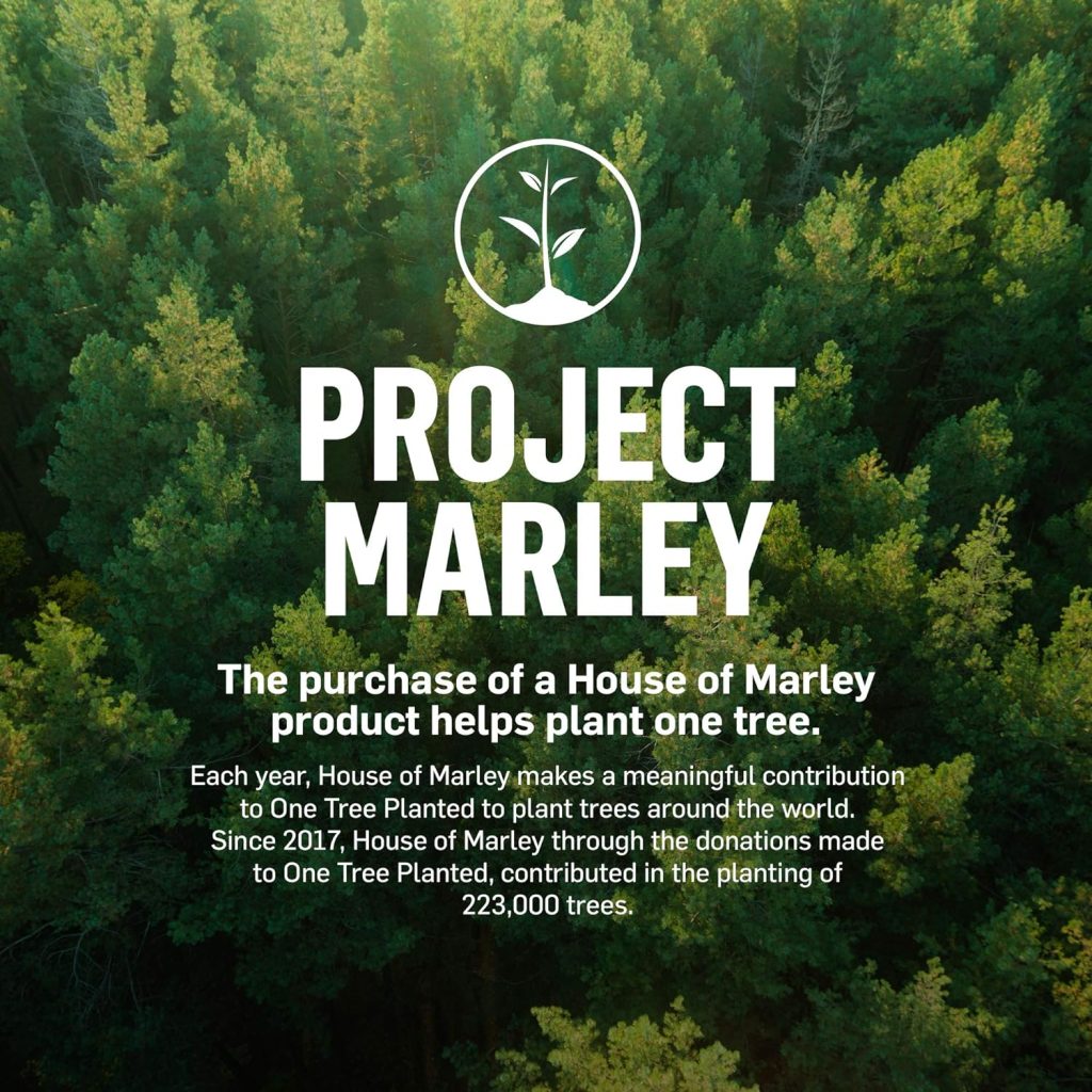 House of Marley Get Together Duo, Powerful Bookshelf Speakers with Wireless Bluetooth Connectivity and Sustainable Materials