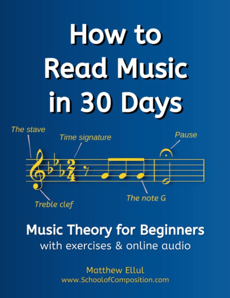 How to Read Music in 30 Days: Music Theory for Beginners - with exercises  online audio (Practical Music Theory)     Paperback – October 24, 2017