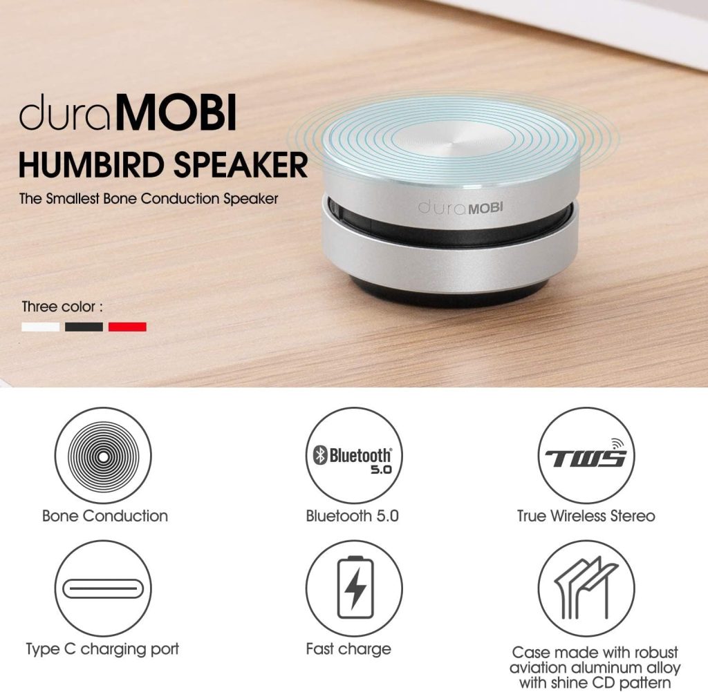 Humbird Speaker Bone Conduction Speaker dura mobi Speakers Make Anything Speaker Tiny Speaker duramobi Speaker dura Speaker