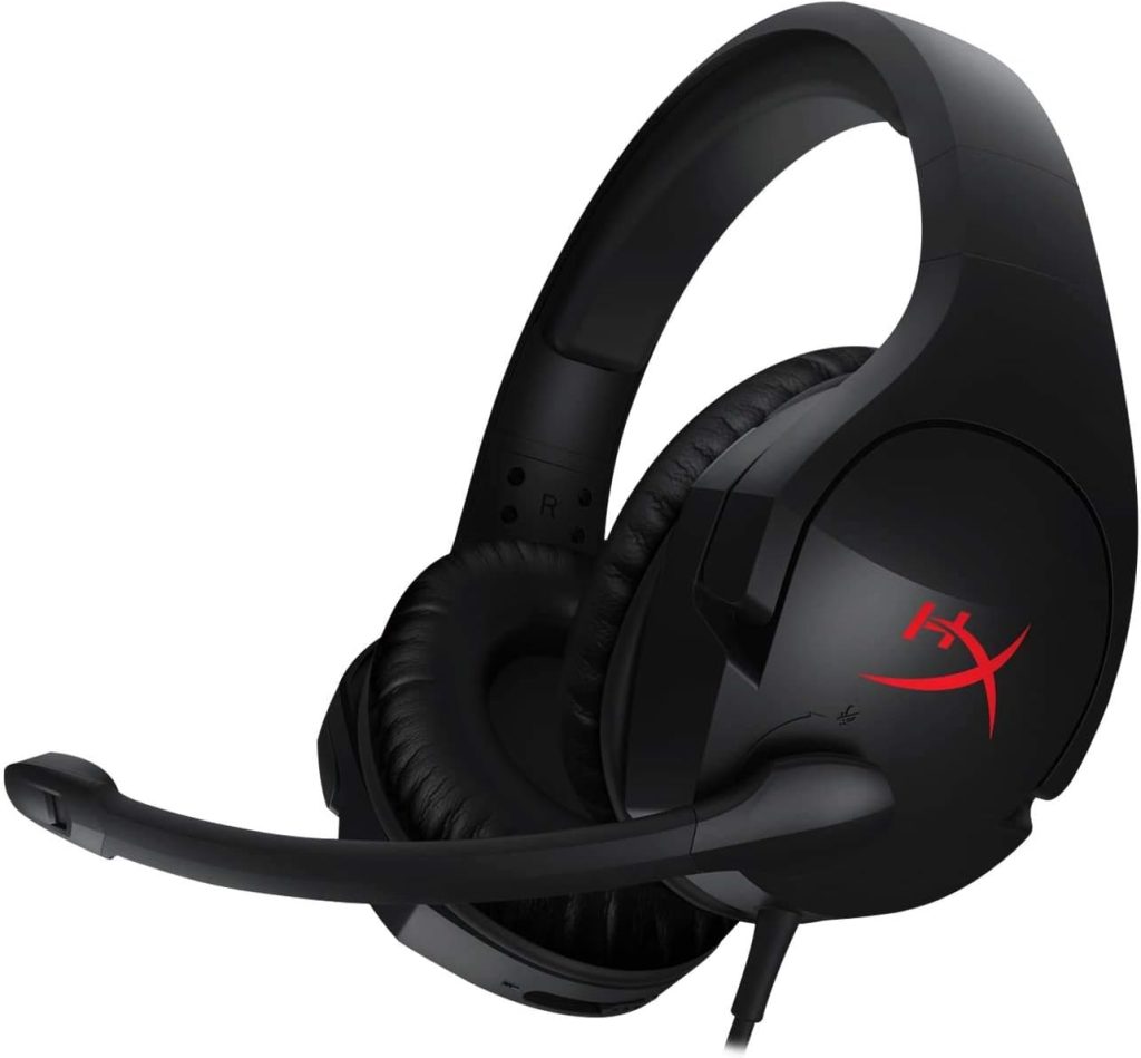 HYPERX Cloud Stinger Gaming Headset - Lightweight Design - Flip to Mute Mic - Memory Foam Ear Pads - Built in Volume Controls - Works PC, PS4, PS4 Pro, Xbox One, Xbox One S (HX-HSCS-BK/NA) (Renewed)