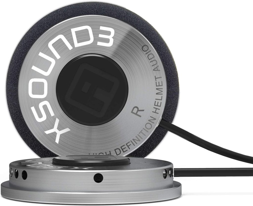 I A S U S Premium Audio Motorcycle Helmet Speakers Work with Most Helmet Comms with Earbud Ports - The XSound 3 Drop in Headphones Speaker Kit Includes Accessories for a Quick Install