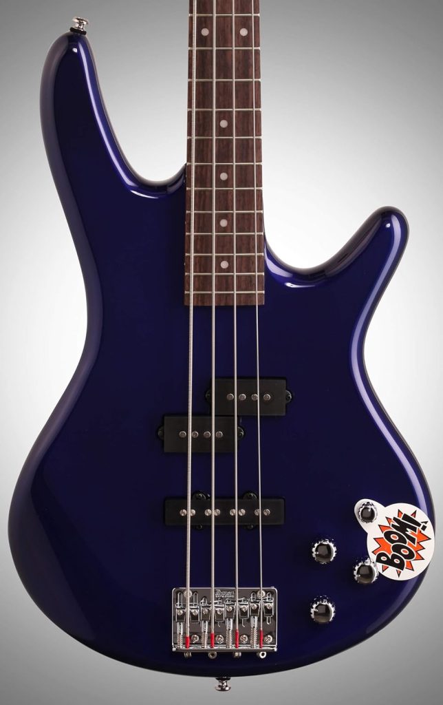 Ibanez 4 String Bass Guitar, Right Handed, Jewel Blue (GSR200JB),34 inches