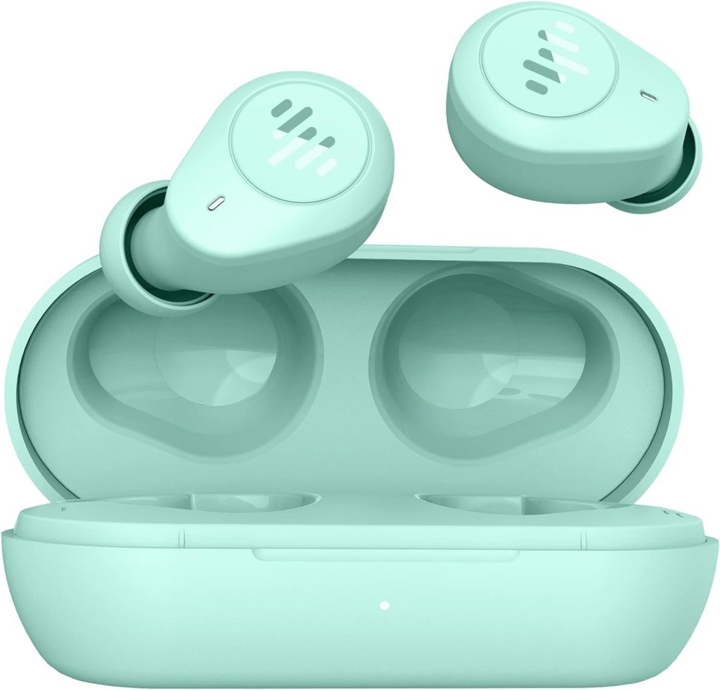 iLuv TB200 Mint True Wireless Earbuds Cordless in-Ear Bluetooth 5.0 with Hands-Free Call Microphone, IPX6 Waterproof Protection, High-Fidelity Sound; Includes Compact Charging Case  4 Ear Tips