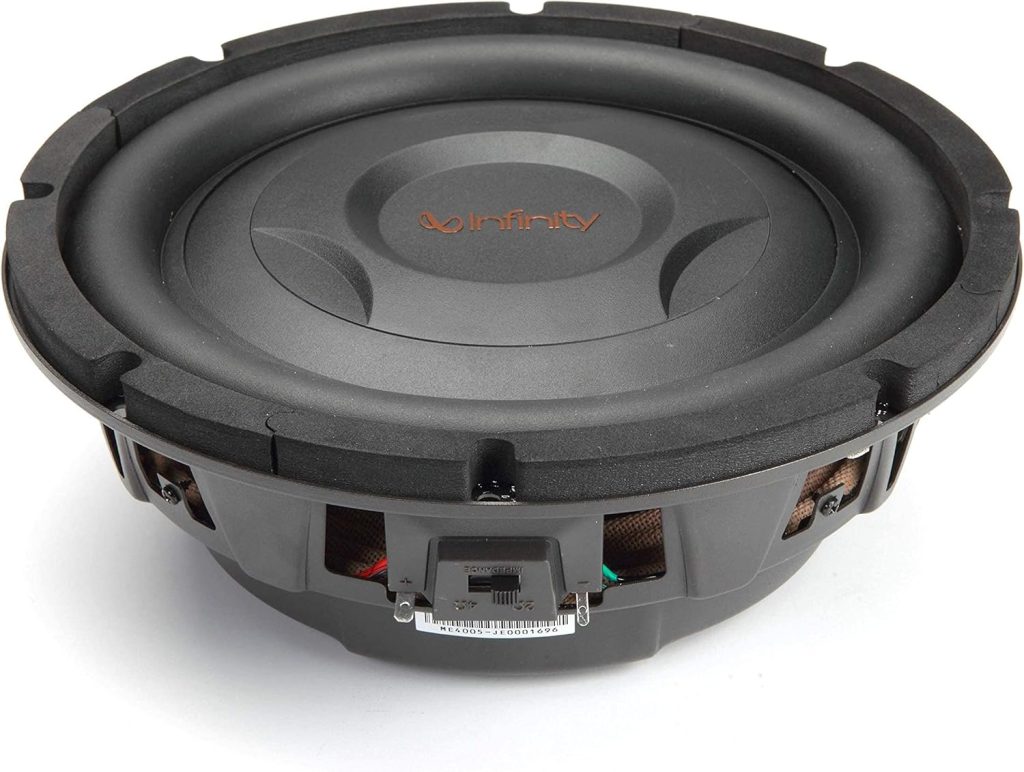 Infinity REF1000S 10 Inch 800 w watts Shallow Mount car audio Subwoofer (Renewed)