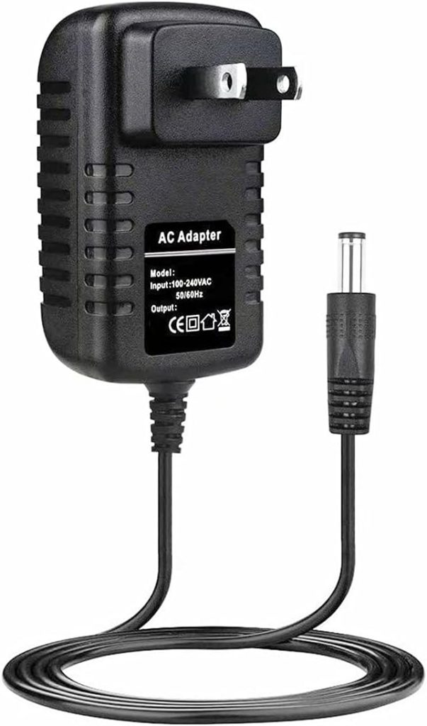 Iokelokps AC/DC Adapter for Innovative Technology Victrola Nostalgic VSC550BT VSC-550BT 3-Speed Vintage Bluetooth Suitcase Turntable Power Supply Cord Cable PS Wall Home Charger