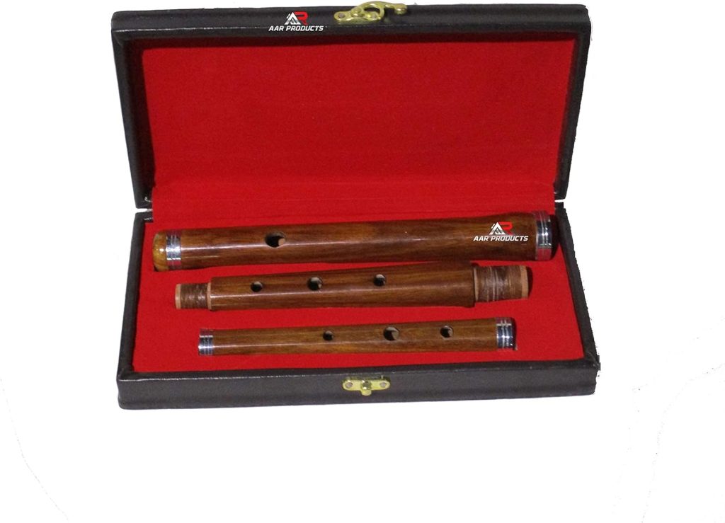 Irish Professional Tunable D Flute with Hard Case 23 Length 3 Pcs