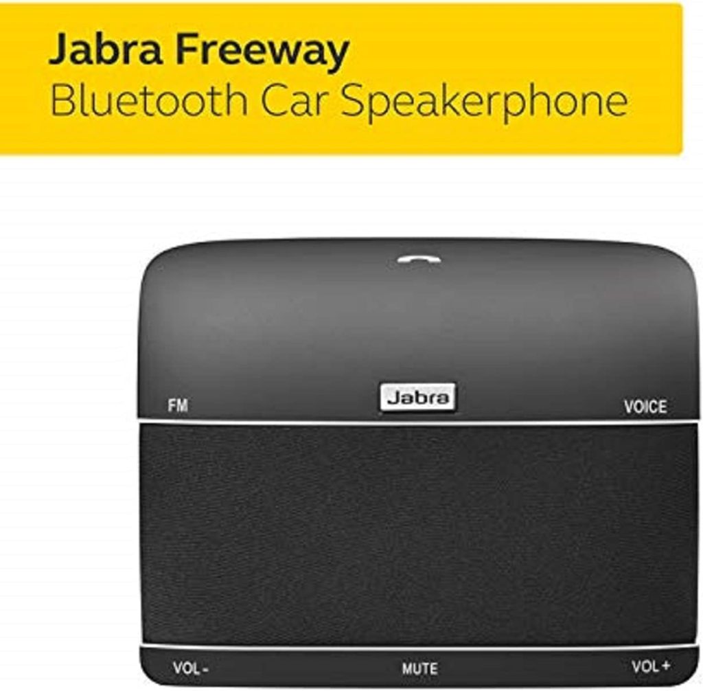 Jabra 100-46000000-02 Freeway Bluetooth In-Car Speakerphone (U.S. Retail Packaging),Black