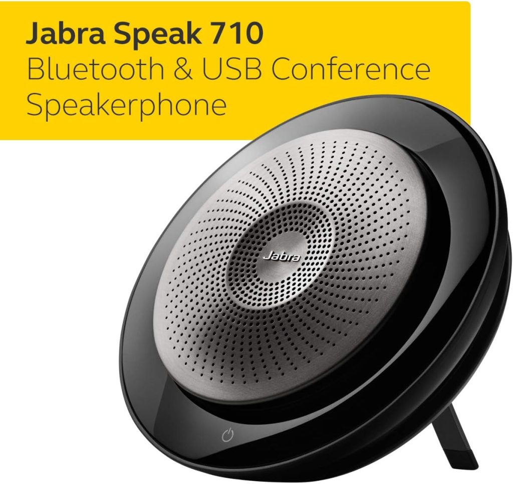 Jabra Speak 510 Wireless Bluetooth Speaker for Softphone and Mobile Phone – Easy Setup, Portable Speaker for Holding Meetings Anywhere with Outstanding Sound Quality,Black