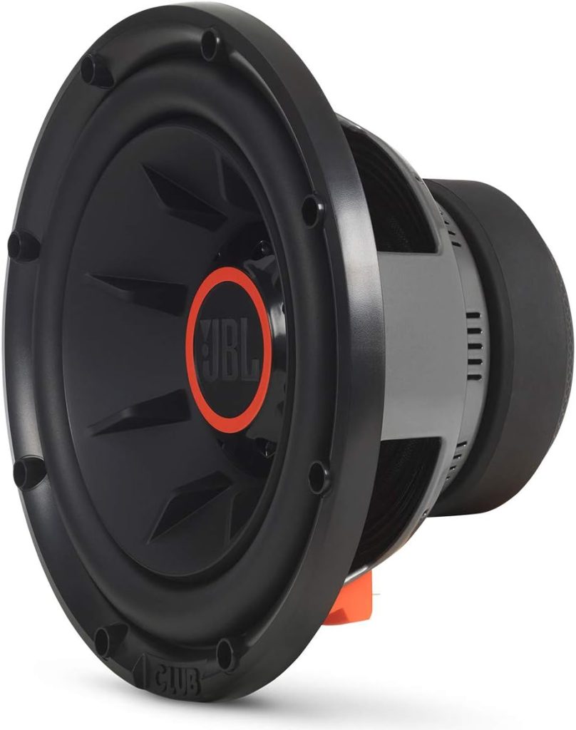JBL Club 1024 - 10” Subwoofer w/SSI (Selectable Smart Impedance) switch from 2 to 4 ohm, Black