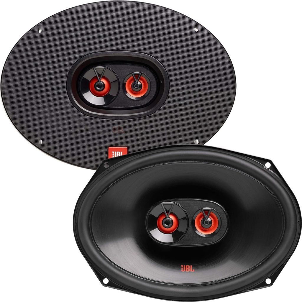 JBL Club 9632 - 6” x 9” Three-way car audio speaker, Black