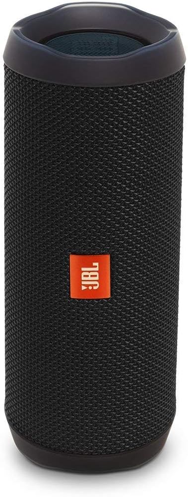 JBL Flip 4, Black - Waterproof, Portable  Durable Bluetooth Speaker - Up to 12 Hours of Wireless Streaming - Includes Noise-Cancelling Speakerphone, Voice Assistant  JBL Connect+