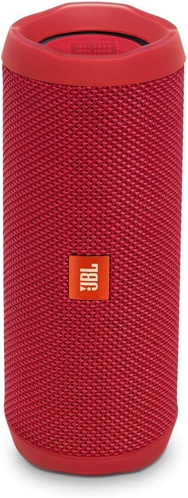 JBL Flip 4 Waterproof Portable Bluetooth Speaker - Red