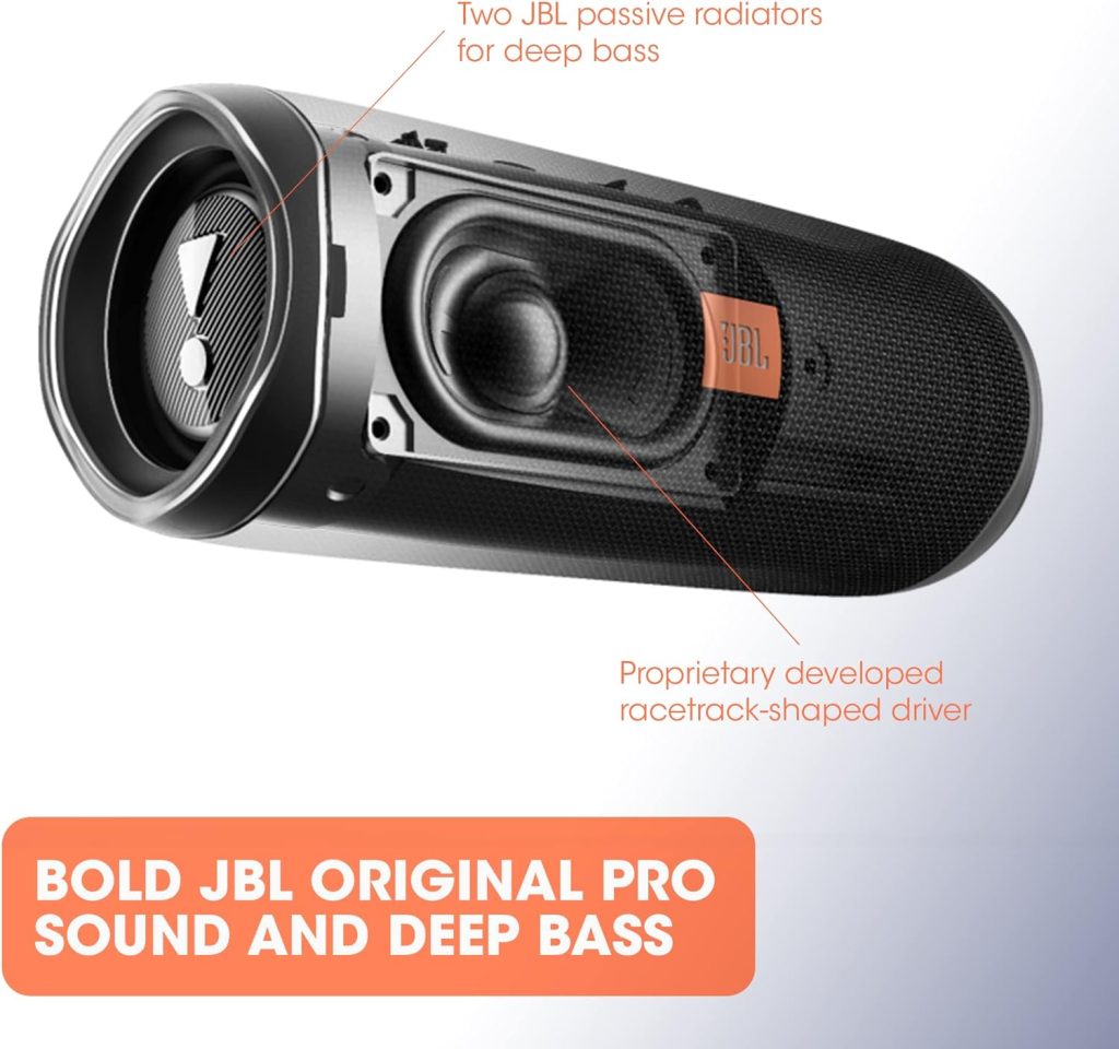 JBL FLIP 5, Waterproof Portable Bluetooth Speaker, Black, Small