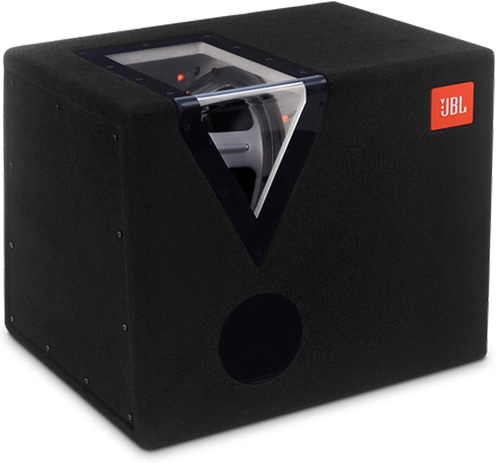 JBL GT-12BP - 12” car audio Bandpass Subwoofer Box, Black