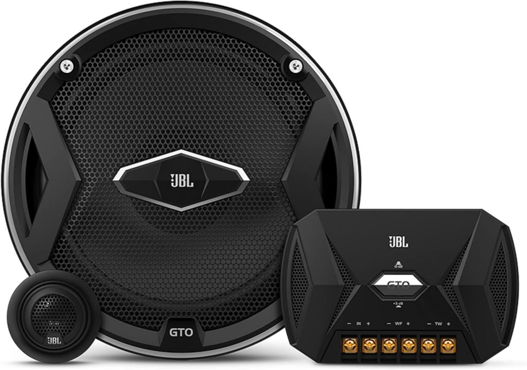 JBL GTO609C 270 Watts 6-1/2 Premium Car Audio Component Stereo Speaker System with Patented Plus One Woofer-Cone Technology