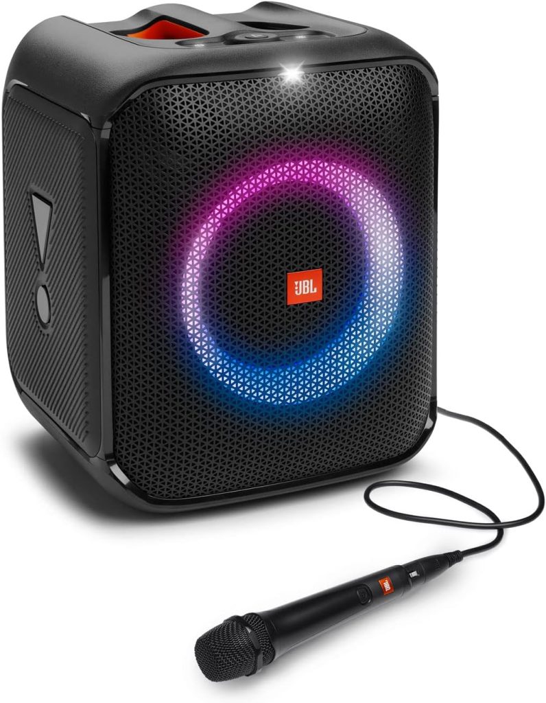 Jbl karaoke discount speaker with mic