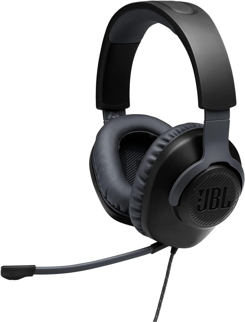 JBL Quantum 100 - Wired Over-Ear Gaming Headphones - Black, Large