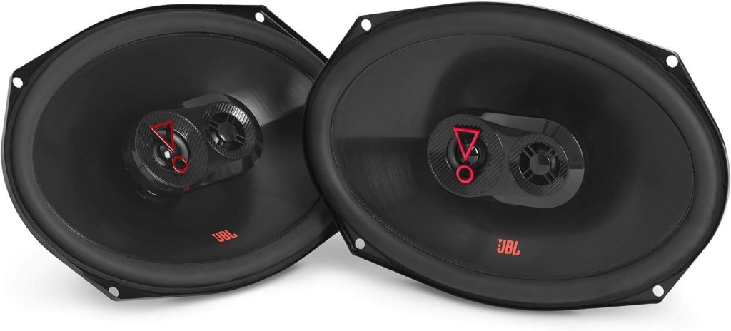 JBL Stage 39637F - 6inch x 9inch Three-way car audio speaker, No Grill