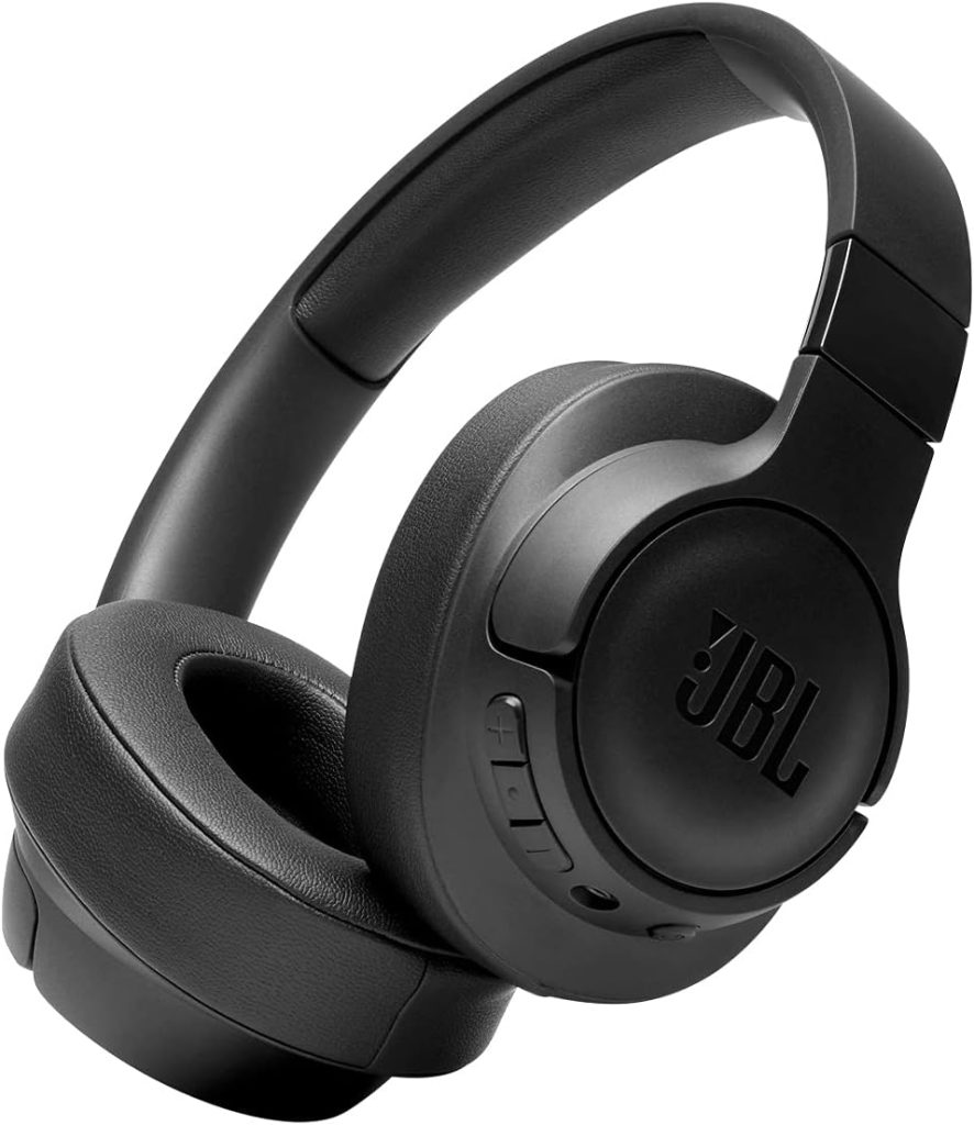 JBL Tune 710BT Wireless Over-Ear - Bluetooth Headphones with Microphone, 50H Battery, Hands-Free Calls, Portable (Black), Medium