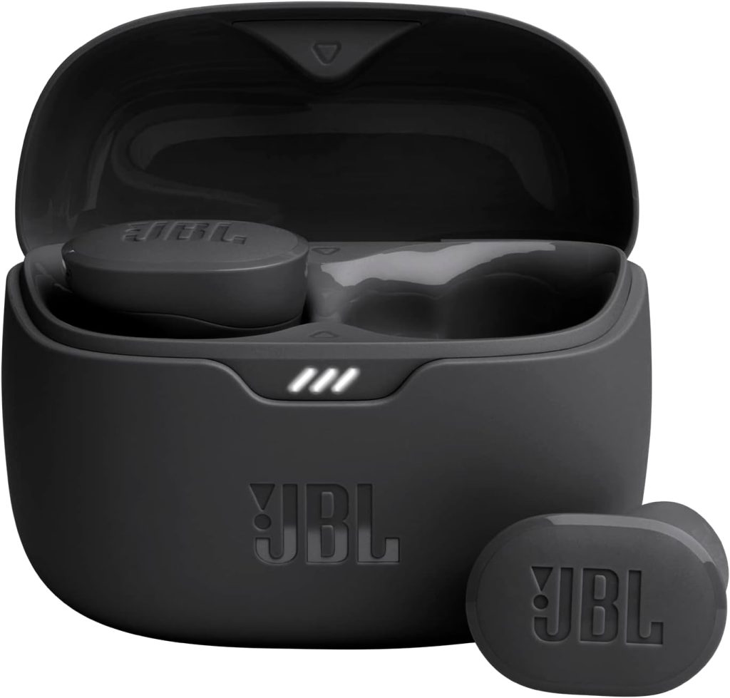 JBL Tune Buds - True Wireless Noise Cancelling Earbuds (Black), Small