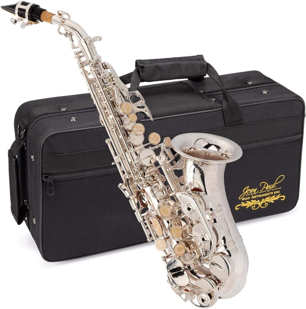 Jean Paul USA Soprano Saxophone, Silver (SS-400SP)