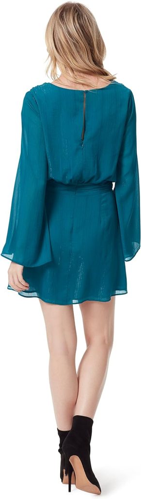 Jessica Simpson Womens Amella Trumpet Sleeve Mini Dress