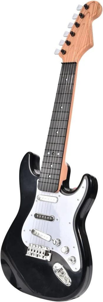 JING SHOW BUSSINESS 25 Inch Guitar Toy for Kids, 6 Strings Electric Guitar Musical Instruments for Children,Multifunctional Portable Electronic Instrument