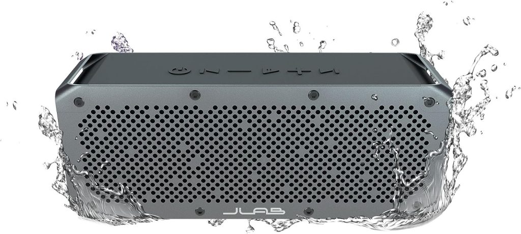 JLab Audio Crasher XL Splashproof Portable Bluetooth Speaker, 30 WATTS of Audio Power, 13 hr Battery Life, Connect to Any Bluetooth® Device (Phone, Tablet, Computer and More)