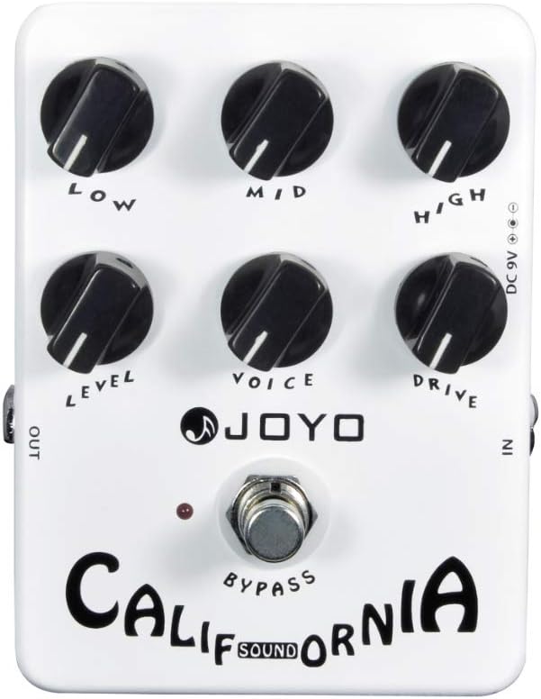 JOYO JF-15 California Sound Guitar Effect Pedal Amp Simulator - Bypass, DC 9V and Battery Supported