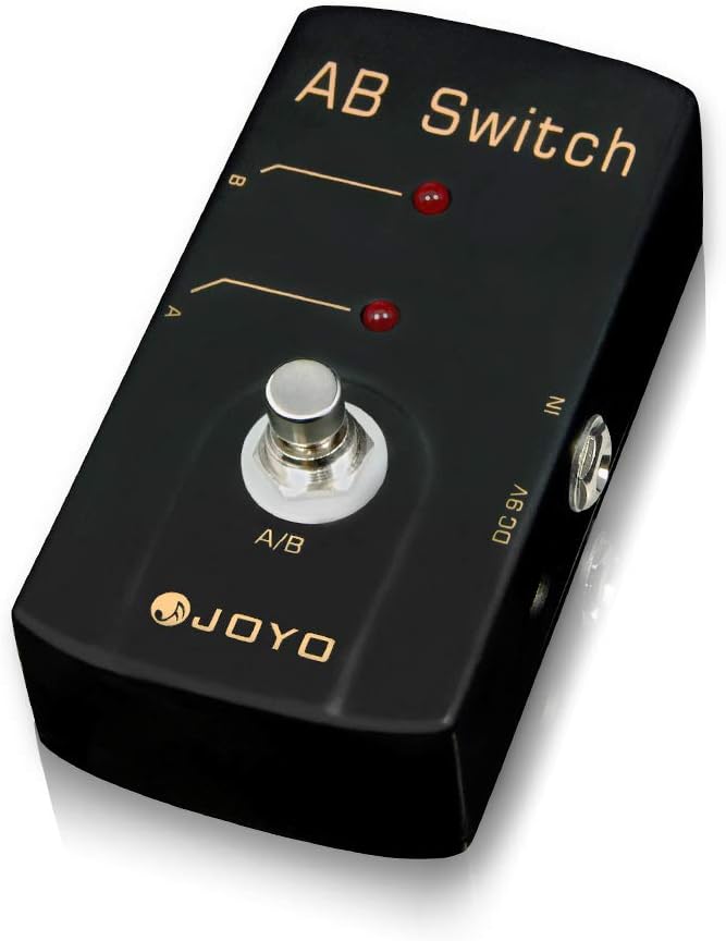 JOYO Switch Pedal Switch Guitar Pedals in Loop A Directly to Line B, Two Output Effects Loop Chains (A/B Switch JF-30)