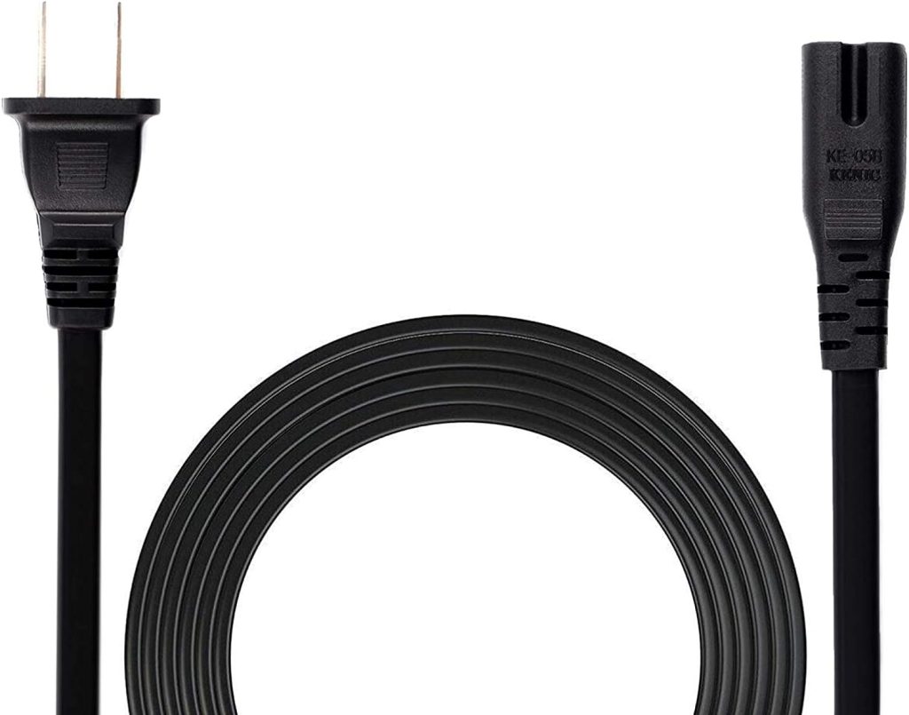 JUYOON AC Power Cord Cable for Epson Workforce Multifuction Printers,Amazon Echo Studio, Echo Sub, Sony TCL Roku Streambar Pro Soundbar LG Sound Bar XBOOM 360 Speak dreamstation go 6 Foot Long