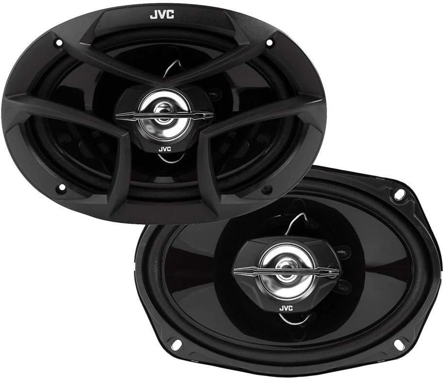 JVC CS-J6930 6x9 3-Way Car Audio Speakers for Enhanced Sound Experience. Powerful Bass and Clear Vocals. Easy Installation  Durable Design. 400 Watts max Power. Perfect OEM Upgrade