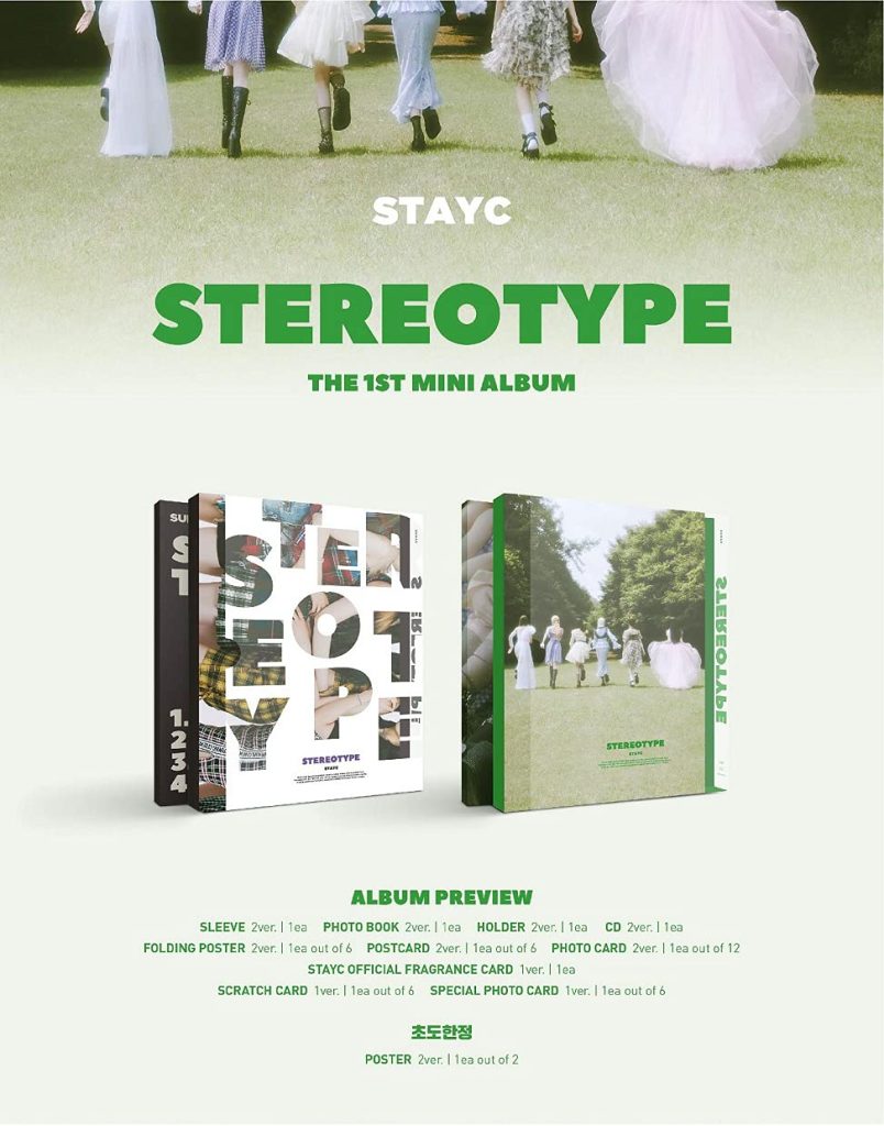 KAKAO [WITHDRAMA PREORDER] STAYC - STEREOTYPE (1st Mini Album) Album (B ver.), L200002258