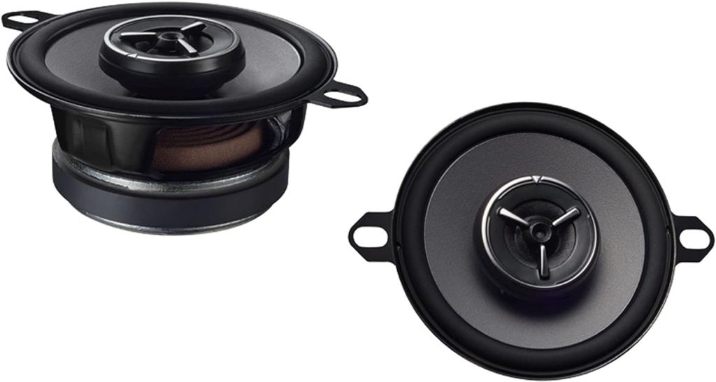 Kenwood eXcelon KFC-X3C 3.5-Inch Mid Range Car Speaker with Silk Balanced Dome Tweeters for Chrysler/Toyota/Others, 120 Watts Max Power (Pair)