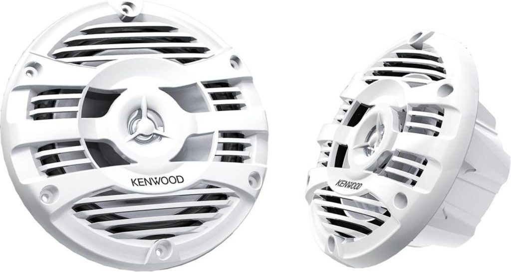 Kenwood KFC-1653MRW 6.5 2-Way Marine Speakers Pair (Tan)