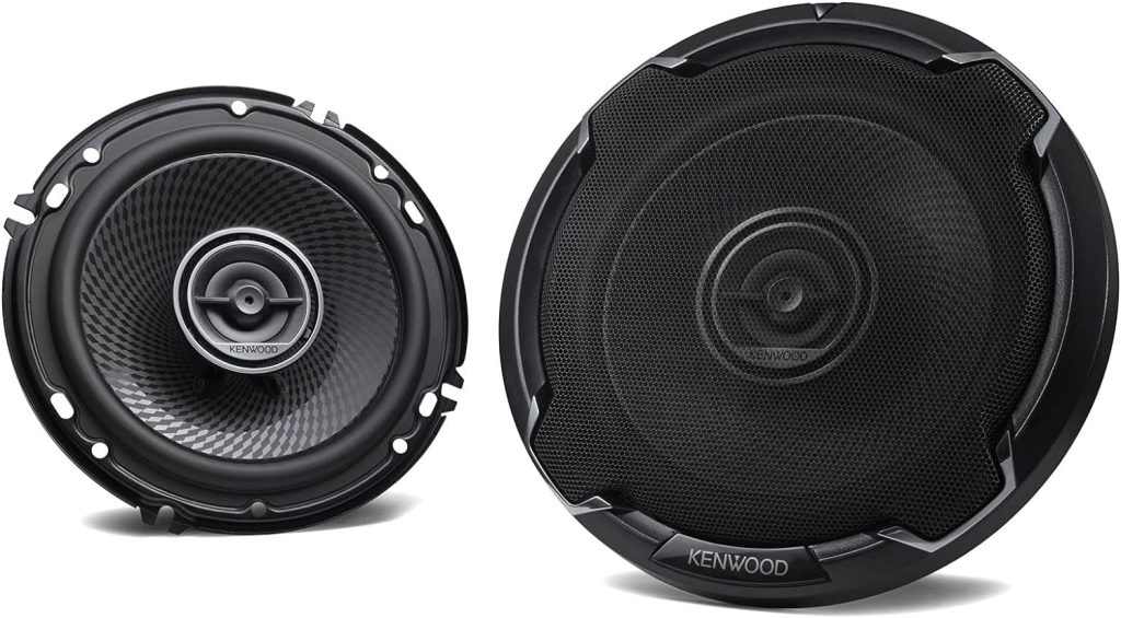 Kenwood KFC-1696PS 6.5 Inch 2 Way Car Speakers with 320 Watts Peak Power (Pair)